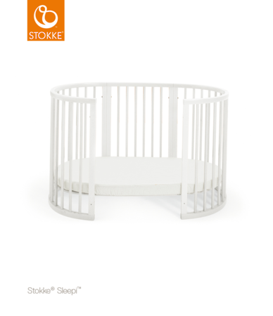 stokke cot white