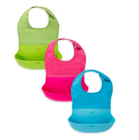 Buy OXO Tot Waterproof Silicone Roll Up Bib with Comfort-Fit